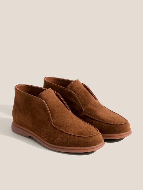 Женские высокие лоферы MAISON DAVID, Артикул TMH3269D-5, коричневый | 4848251. Ракурс 2