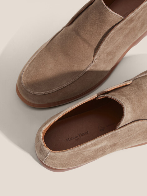 Женские высокие лоферы MAISON DAVID, Артикул TMH3269D-5, темно-бежевый | 4848265. Ракурс 3