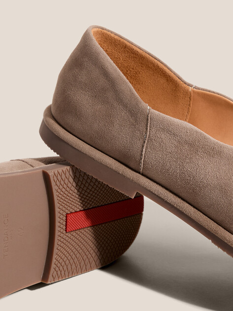 Мужские Лоферы Tendance LD3252-1 серо-бежевый