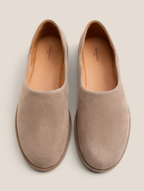 Мужские Лоферы Tendance LD3252-1 серо-бежевый