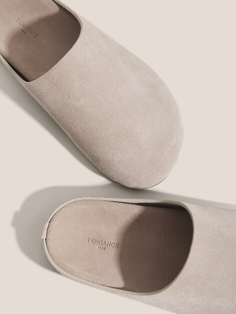 Мужские Шлепанцы Tendance LD817-2 бежево-серый