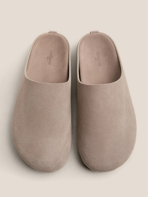 Мужские Шлепанцы Tendance LD817-2 бежево-серый