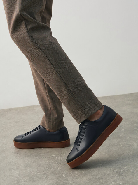 Мужские кеды MAISON DAVID, Артикул TM3079F-3, темно-синий | 4849311. Ракурс 6