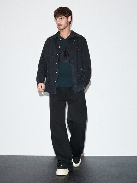 Мужские брюки MM6 MAISON MARGIELA PANTS, Артикул SH2KA0030, черный | 4853196. Ракурс 2