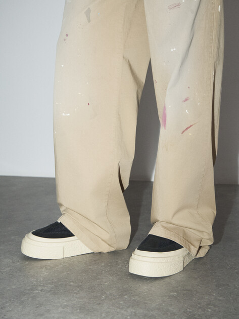 Мужские брюки MM6 MAISON MARGIELA PANTS, Артикул SH2KA0030, песочно-бежевый | 4853203. Ракурс 3