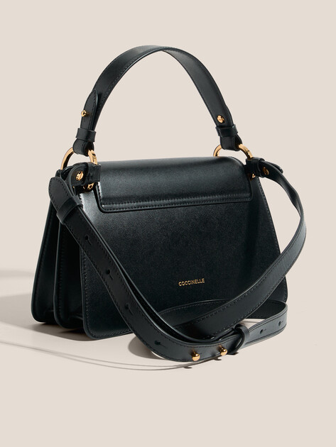 Женская сумка  COCCINELLE HANDBAG CALF SMOOTH LEATHER, Артикул E1 SSK 18 02 01, черный | 4854350. Ракурс 3