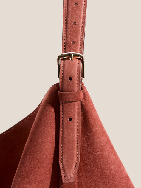 Женский шоппер MAISON DAVID, Артикул ESTHER, кирпичный | 4856196. Ракурс 2