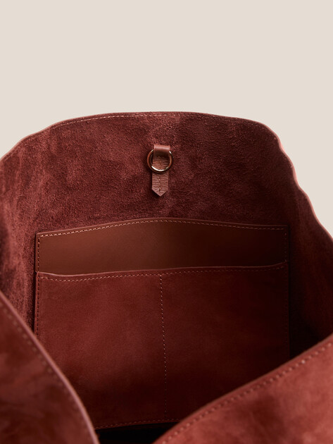 Женский шоппер MAISON DAVID, Артикул ESTHER, кирпичный | 4856196. Ракурс 4