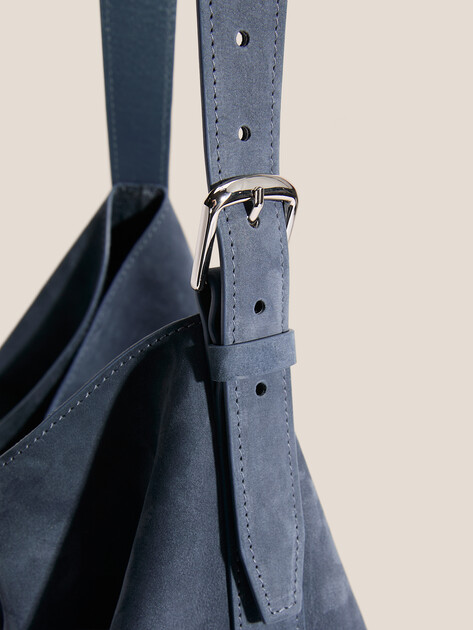 Женский шоппер MAISON DAVID, Артикул ESTHER, серо-синий | 4856214. Ракурс 2