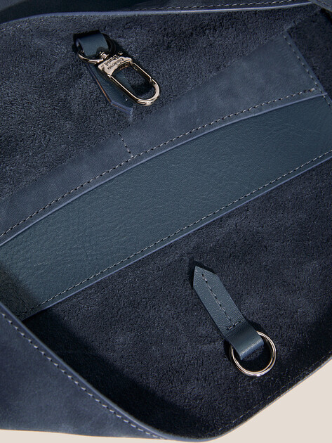 Женский шоппер MAISON DAVID, Артикул ESTHER, серо-синий | 4856214. Ракурс 4