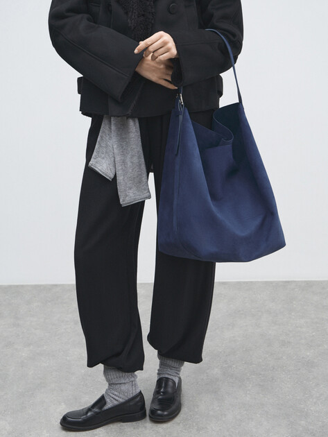 Женский шоппер MAISON DAVID, Артикул ESTHER, синий | 4856230. Ракурс 5 Женский шоппер MAISON DAVID, Артикул ESTHER, синий | 4856230. Ракурс 5