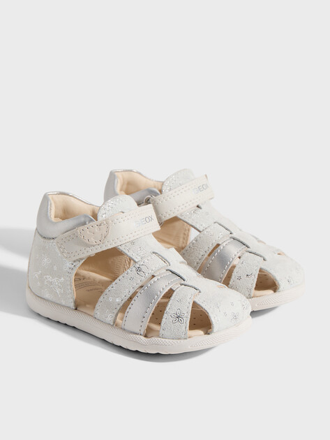 Детские сандалии GEOX B SANDAL MACCHIA GIR, Артикул B254WB, светло-серый | 4857569. Ракурс 2