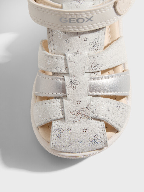 Детские сандалии GEOX B SANDAL MACCHIA GIR, Артикул B254WB, светло-серый | 4857569. Ракурс 3