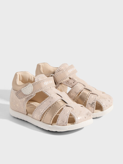 Детские сандалии GEOX B SANDAL MACCHIA GIR, Артикул B254WB, светло-бежевый | 4857579. Ракурс 2