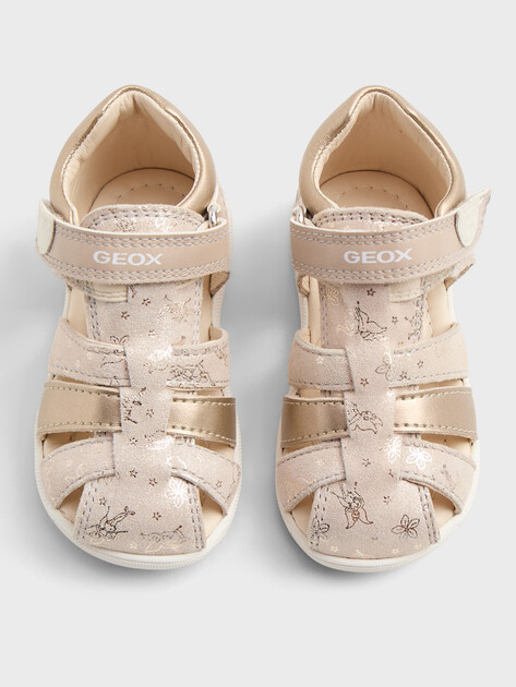 Детские сандалии GEOX B SANDAL MACCHIA GIR, Артикул B254WB, светло-бежевый | 4857579. Ракурс 4
