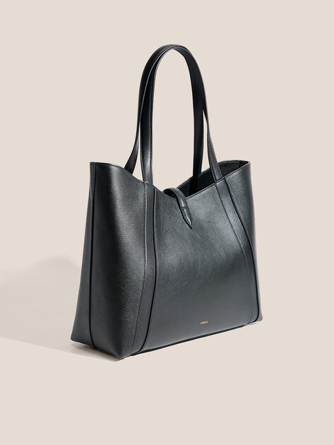 Женский тоут FURLA, Артикул FURLA GOCCIA L TOTE, черный | 4857627. Ракурс 3