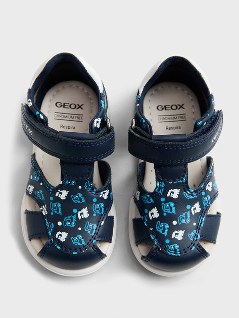 Детские сандалии GEOX B SANDAL ZAPITO BOY, Артикул B556EC, темно-синий | 4857633. Ракурс 4