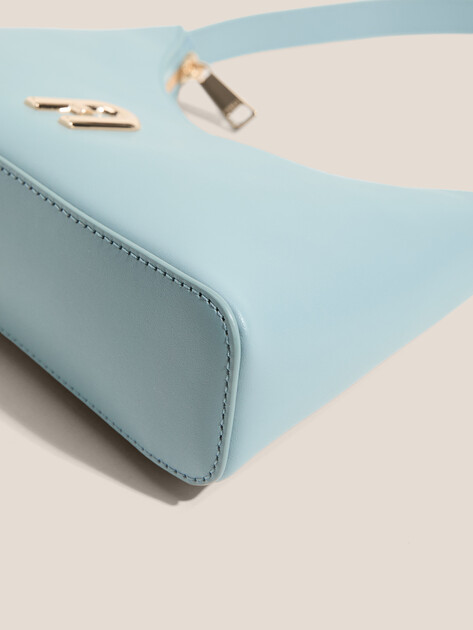 Женская сумка  FURLA, Артикул FURLA DIAMANTE MINI SHOULDER BAG, голубой | 4857747. Ракурс 2