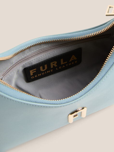 Женская сумка  FURLA, Артикул FURLA DIAMANTE MINI SHOULDER BAG, голубой | 4857747. Ракурс 4