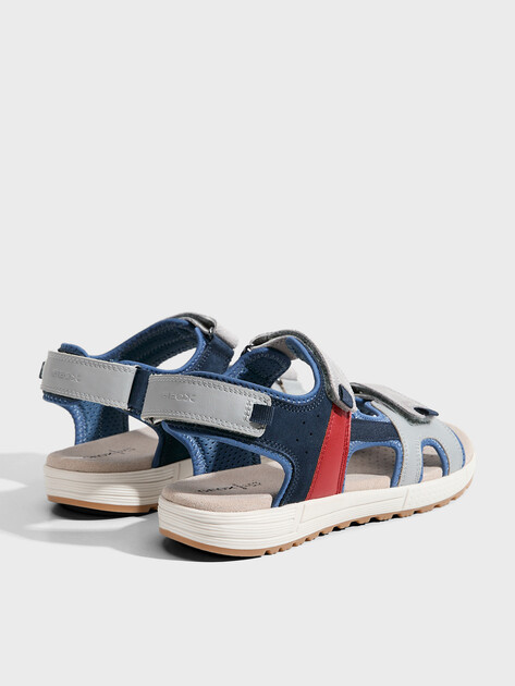 Детские сандалии GEOX J SANDAL ALBEN BOY, Артикул J35AVA, серый | 4858102. Ракурс 5 Детские сандалии GEOX J SANDAL ALBEN BOY, Артикул J35AVA, серый | 4858102. Ракурс 5