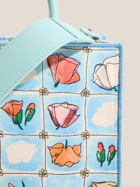 Женский тоут FURLA, Артикул FURLA OPPORTUNITY S TOTE, голубой | 4858842. Ракурс 2