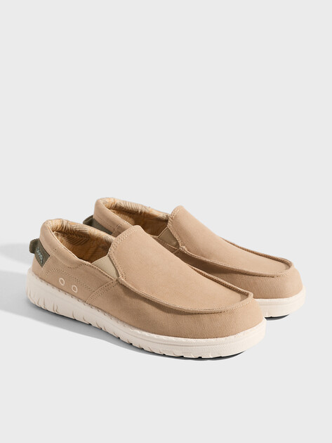 Мужские слипоны JEEP SAMOA SLIP ON CVS, Артикул JM61112A, бежевый | 4861364. Ракурс 2 Мужские слипоны JEEP SAMOA SLIP ON CVS, Артикул JM61112A, бежевый | 4861364. Ракурс 2