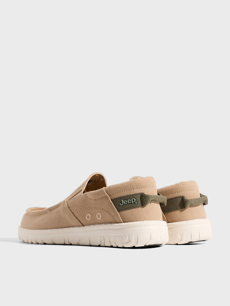 Мужские слипоны JEEP SAMOA SLIP ON CVS, Артикул JM61112A, бежевый | 4861364. Ракурс 5 Мужские слипоны JEEP SAMOA SLIP ON CVS, Артикул JM61112A, бежевый | 4861364. Ракурс 5