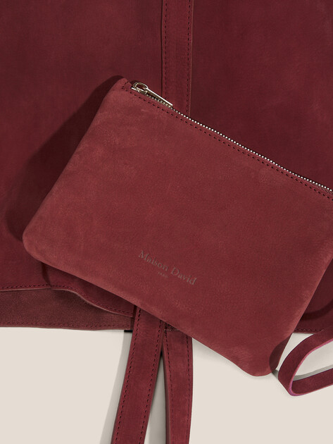 Женский шоппер MAISON DAVID, Артикул EMMA MINI, бордовый | 4862321. Ракурс 2 Женский шоппер MAISON DAVID, Артикул EMMA MINI, бордовый | 4862321. Ракурс 2