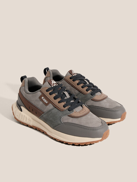 Мужские кроссовки KAPPA AUTHENTIC RUN 4.0 CL M, Артикул 141929, графитовый | 4863886. Ракурс 2