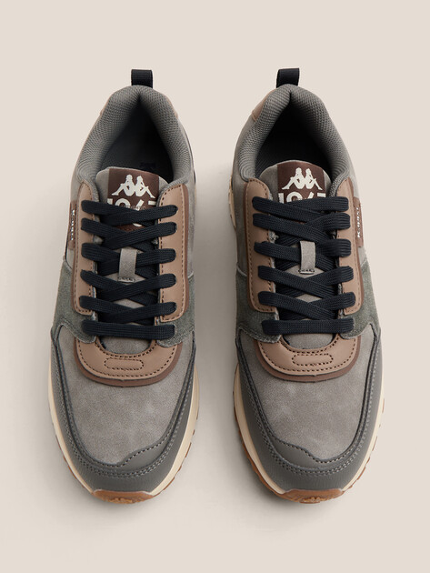 Мужские кроссовки KAPPA AUTHENTIC RUN 4.0 CL M, Артикул 141929, графитовый | 4863886. Ракурс 4