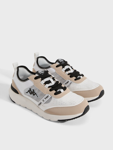 Детские кроссовки KAPPA AUTHENTIC JR SMR G, Артикул 125647, белый | 4864557. Ракурс 2
