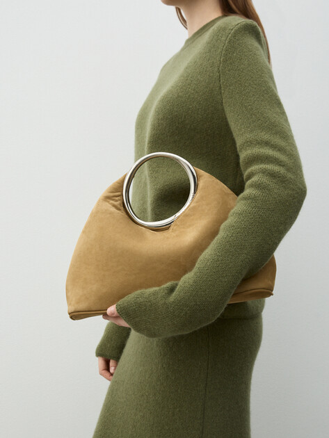 Женская сумка  MAISON DAVID, Артикул ANGELINE, зеленовато-бежевый | 4866712. Ракурс 5