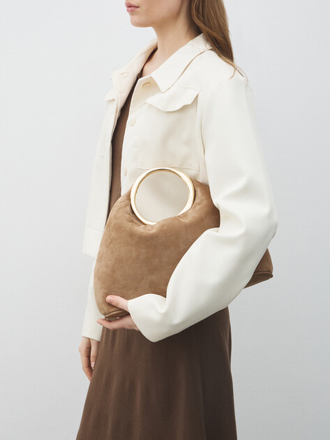 Женская сумка  MAISON DAVID, Артикул ANGELINE, бежевый | 4866728. Ракурс 5