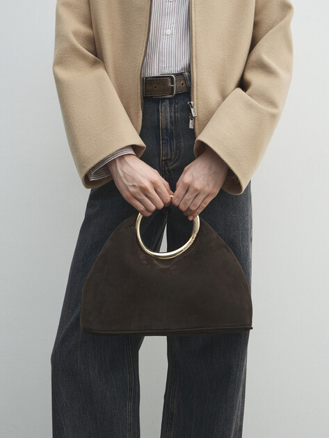 Женская сумка  MAISON DAVID, Артикул ANGELINE, шоколадный | 4866734. Ракурс 5