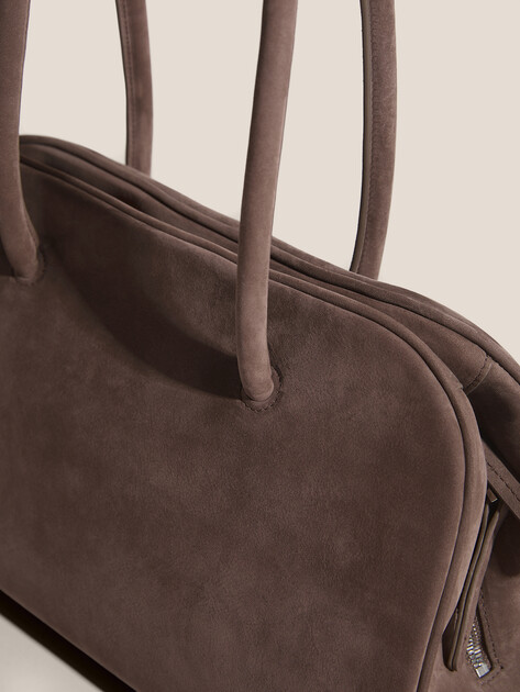 Женский тоут MAISON DAVID, Артикул JEANNE, пыльно-коричневый | 4866860. Ракурс 2