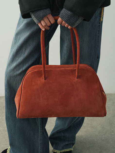 Женский тоут MAISON DAVID, Артикул JEANNE, кирпичный | 4866874. Ракурс 5