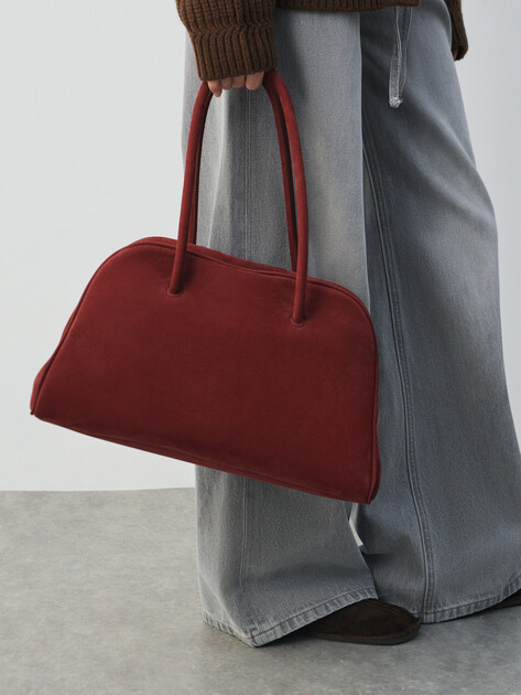 Женский тоут MAISON DAVID, Артикул JEANNE, бордовый | 4866876. Ракурс 5