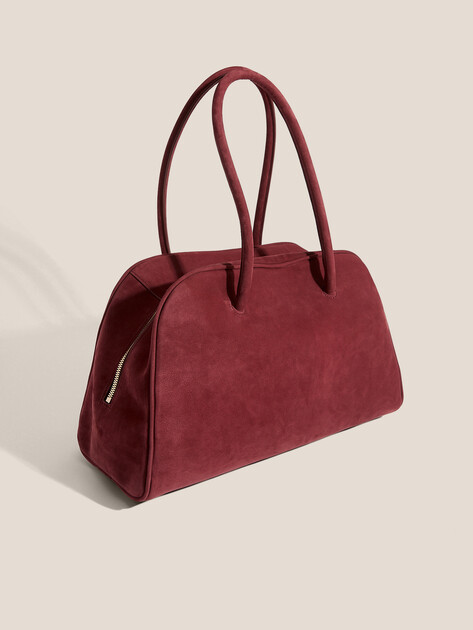 Женский тоут MAISON DAVID, Артикул JEANNE, бордовый | 4866876. Ракурс 3