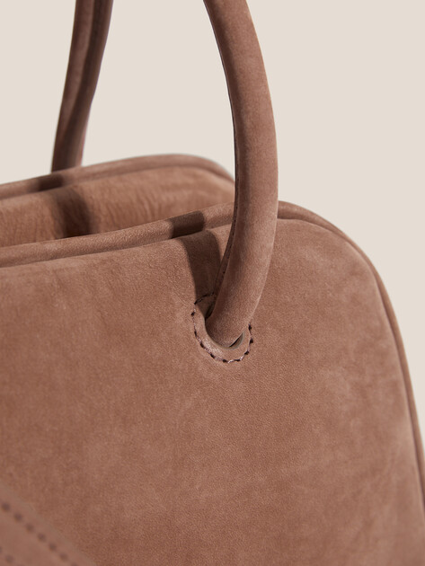 Женский тоут MAISON DAVID, Артикул JEANNE MINI, бежево-коричневый | 4866913. Ракурс 2