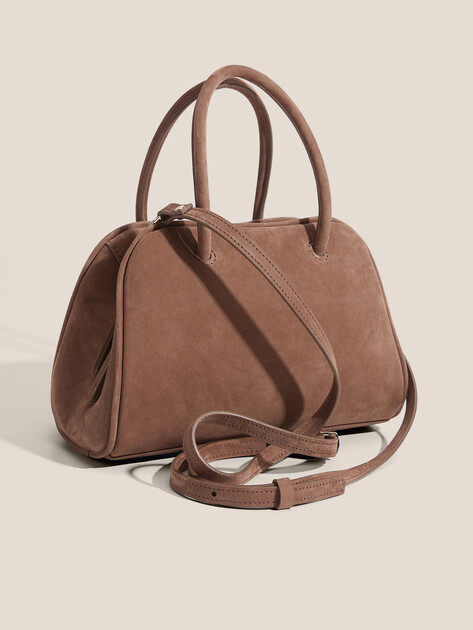 Женский тоут MAISON DAVID, Артикул JEANNE MINI, бежево-коричневый | 4866913. Ракурс 3