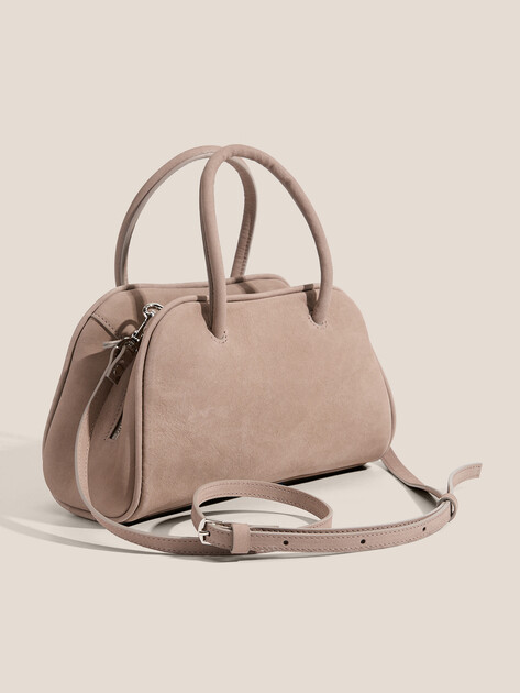 Женский тоут MAISON DAVID, Артикул JEANNE MINI, серо-бежевый | 4866927. Ракурс 3