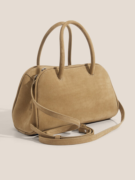 Женский тоут MAISON DAVID, Артикул JEANNE MINI, зеленовато-бежевый | 4866937. Ракурс 3