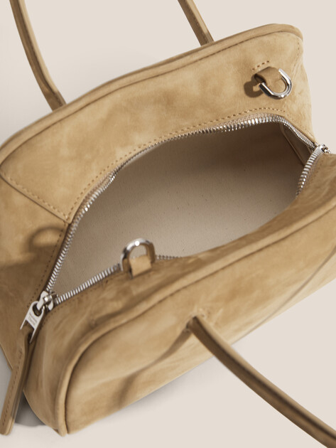 Женский тоут MAISON DAVID, Артикул JEANNE MINI, зеленовато-бежевый | 4866937. Ракурс 4