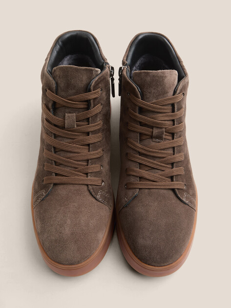 Женские высокие кеды MAISON DAVID, Артикул TMH3069F-5, зелено-коричневый | 4867401. Ракурс 4