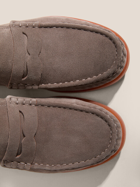 Мужские Лоферы Maison david TM3648F-2 коричневато-серый