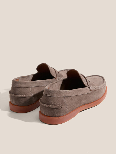 Мужские Лоферы Maison david TM3648F-2 коричневато-серый