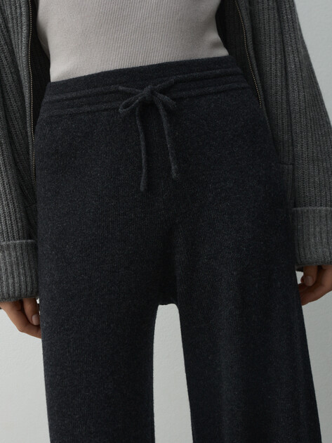 Женские широкие брюки  MAISON DAVID, Артикул ML-KN125001, темно-серый | 4871889. Ракурс 3