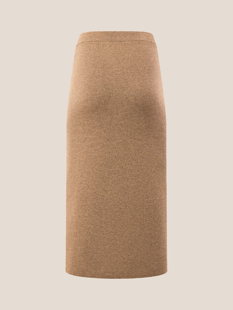Юбка  миди MAISON DAVID, Артикул ML-KN125002, темно-бежевый | 4871925. Ракурс 7