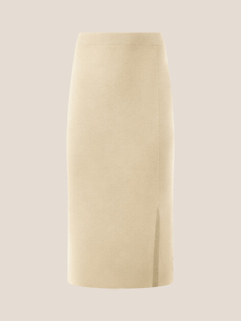 Юбка  миди MAISON DAVID, Артикул ML-KN125002, молочно-бежевый | 4871932. Ракурс 6