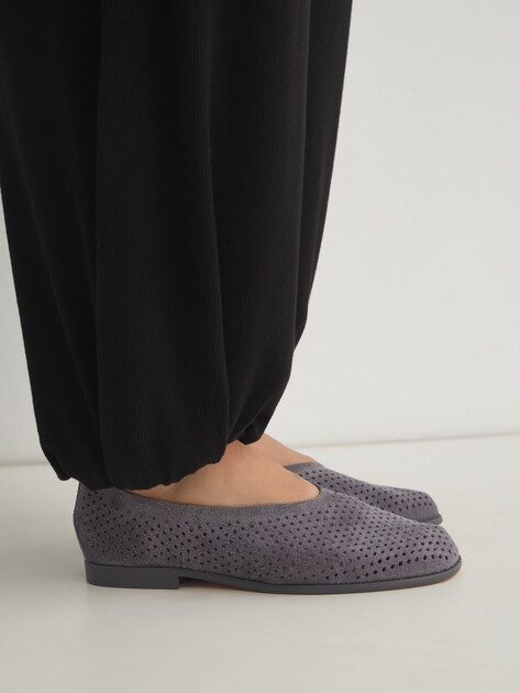 Женские слиперы TENDANCE, Артикул GL259-02, фиолетово-серый | 4873506. Ракурс 7